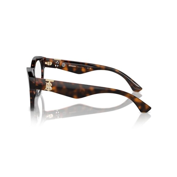 New Authentic  BURBERRY TB Collection Havana Round BE2404 3002 Glasses Women - Picture 3 of 6